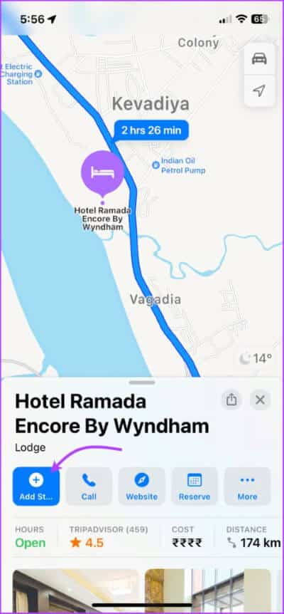 Create-Multiple-Stops-in-Apple-Maps-in-iOS-16-and-iPadOS-16-8-475x1024-1 كيفية إضافة محطات متعددة في Apple Maps على iPhone و iPad و Mac