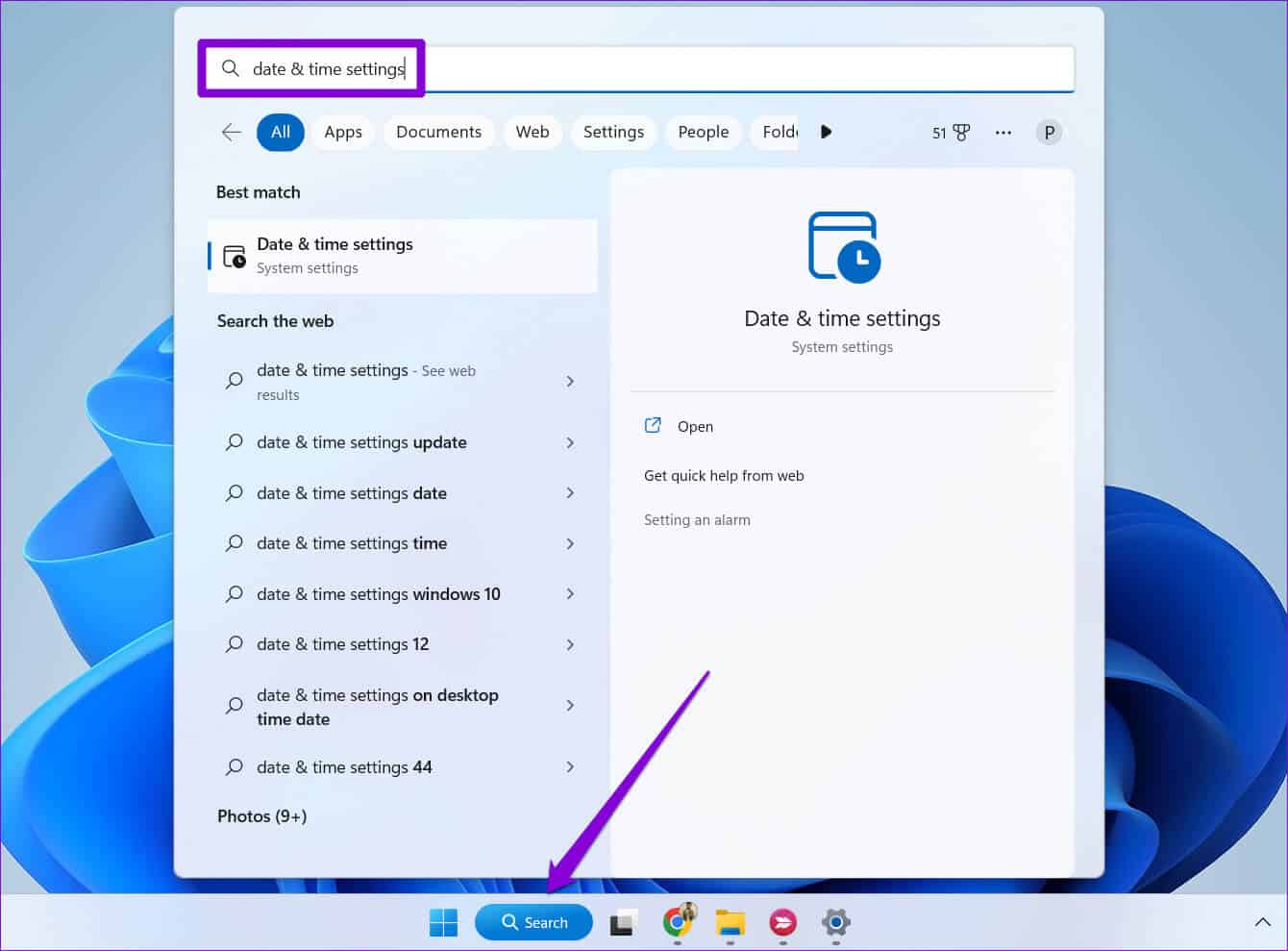Date-and-Time-Settings-in-Windows-11 أفضل 6 طرق لإصلاح التوقيت الخاطئ (ضبط الوقت) على Windows 11