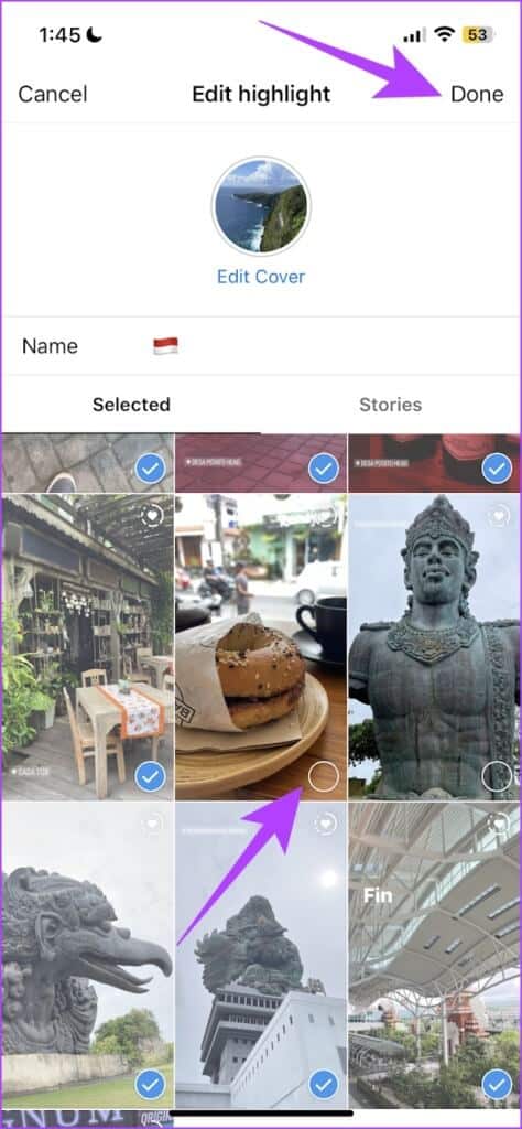 Deselect-Story-474x1024-1 كيفية حذف قصة على Instagram وماذا تفعل إذا لم تتمكن من حذفها