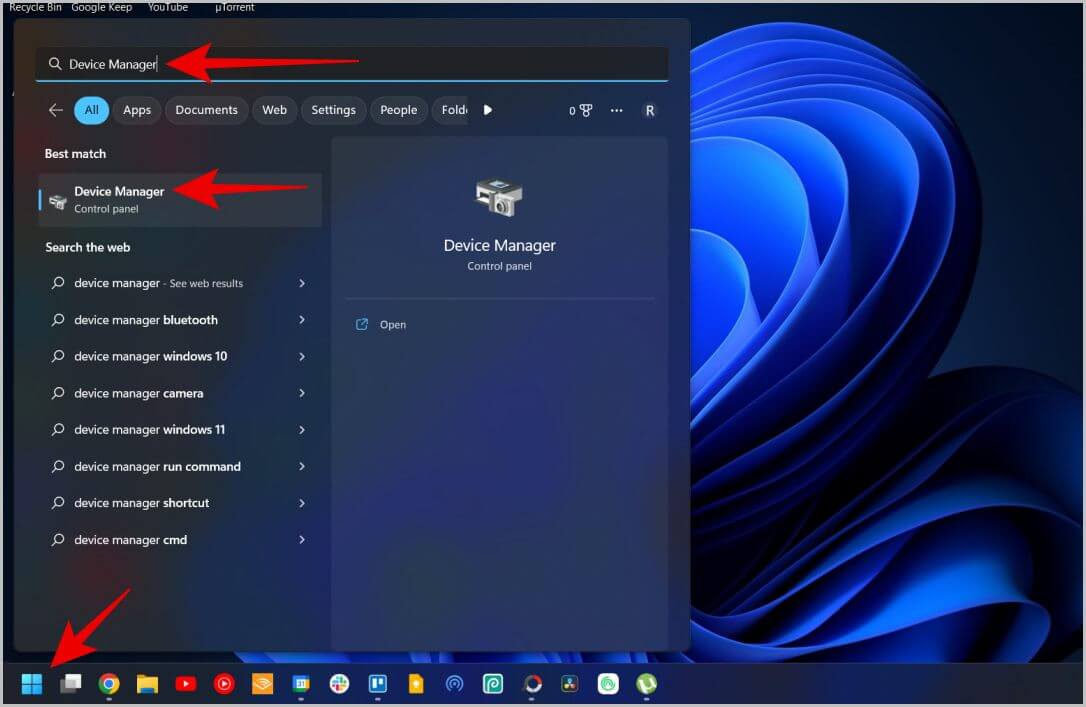 Device-Manager-on-Windows كيفية ضبط قنوات الصوت اليمنى واليسرى على Windows 11 و 10