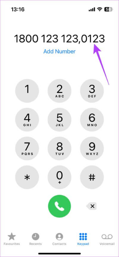 Dial-extension-iPhone-4-1-473x1024-1 كيفية طلب الرقم الداخلي على هواتف iPhone وAndroid