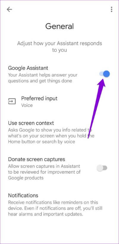 Disable-Google-Assistant-on-Samsung-Phone-500x1024-1 أفضل 7 طرق لإصلاح عدم عمل Bixby على هواتف Samsung Galaxy