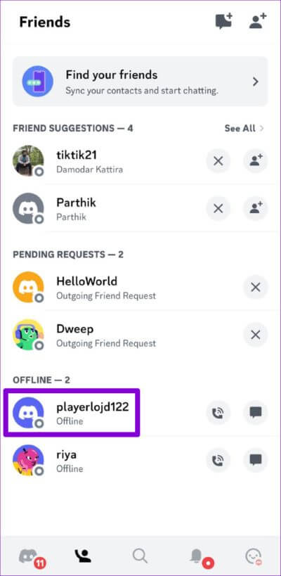 Discord-Friends-List-1-500x1024-1 كيفية مشاركة الشاشة في Discord على سطح المكتب والجوال