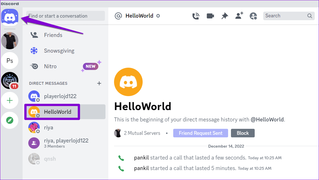 Discord-Friends-List كيفية مشاركة الشاشة في Discord على سطح المكتب والجوال