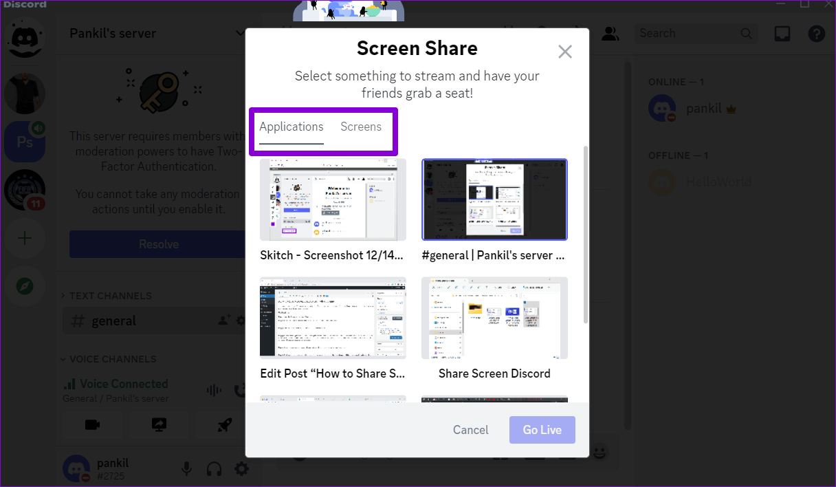 كيفية مشاركة الشاشة في Discord على سطح المكتب والجوال - %categories