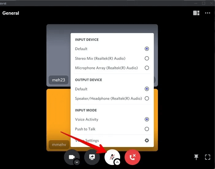 Discord-Screen-Share-PC-Mute.jpg كيفية مشاركة الشاشة على Discord على الهاتف المحمول والكمبيوتر الشخصي