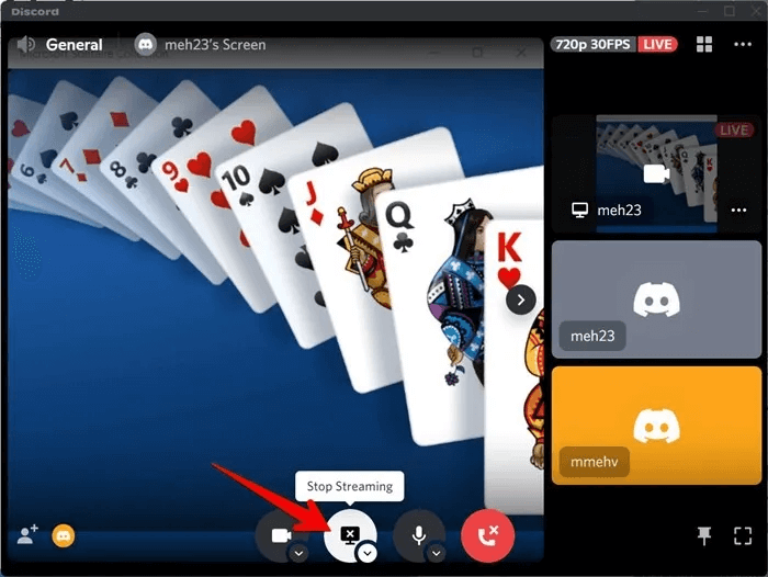 Discord-Screen-Share-PC-Stop-Streaming.jpg كيفية مشاركة الشاشة على Discord على الهاتف المحمول والكمبيوتر الشخصي