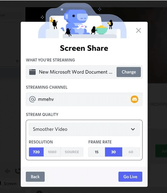 Discord-Screen-Share-PC-Video-Call-Quality.jpg كيفية مشاركة الشاشة على Discord على الهاتف المحمول والكمبيوتر الشخصي