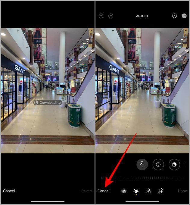 Editor-Photos-iOS كيفية الحصول على صور كاملة الدقة مرة أخرى على iPhone من iCloud