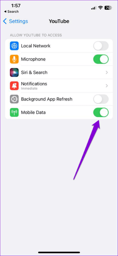 Enable-Mobile-Data-for-YouTube-474x1024-1 أفضل 8 طرق لإصلاح عدم اتصال YouTube بالإنترنت على Android و iPhone