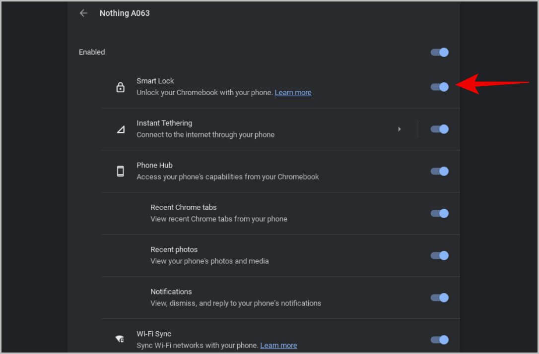 Enabling-Smart-Lock-on-ChromeOS 8 ميزات فريدة لتكامل نظام التشغيل ChromeOS ونظام Android