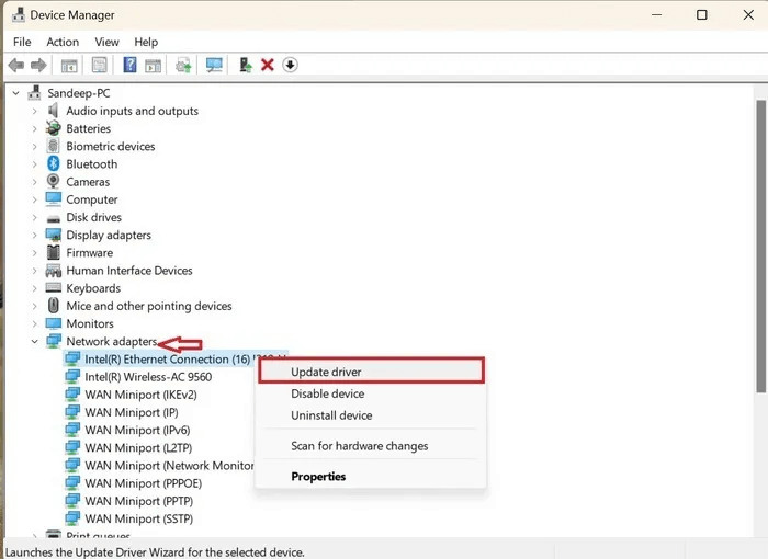 Ethernet-Connection-Not-Working-Network-Adapaters.jpg اتصال Windows Ethernet لا يعمل؟ جرب هذه الإصلاحات