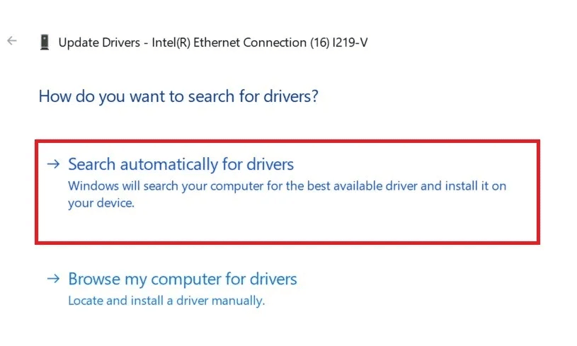 Ethernet-Connection-Not-Working-Search-Automatically.jpg اتصال Windows Ethernet لا يعمل؟ جرب هذه الإصلاحات