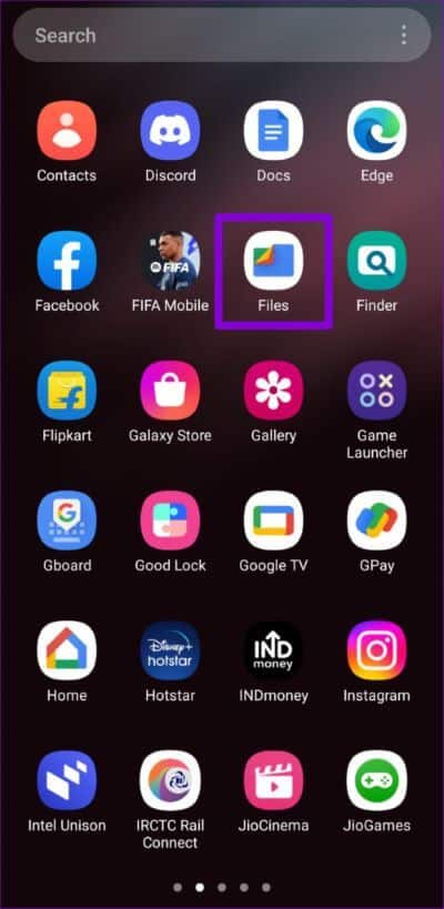 Files-App-on-Android-500x1024-1 أفضل طريقتين لمشاركة التطبيقات بين أجهزة Android