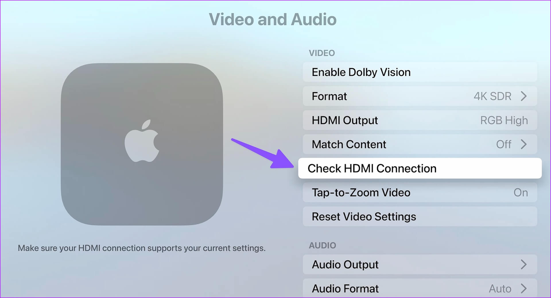 أفضل 8 طرق لإصلاح عدم وجود إشارة على Apple TV - %categories