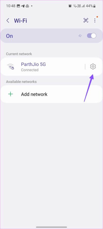 Fix-Samsung-Galaxy-Phone-Connected-to-Wi-Fi-But-No-Internet-5 أفضل 7 طرق لإصلاح الهاتف متصل بشبكة Wi-Fi ولكن لا يوجد إنترنت على Samsung Galaxy