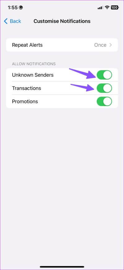 أفضل 10 إصلاحات لعدم تلقى الإشعارات النصية على iPhone - %categories