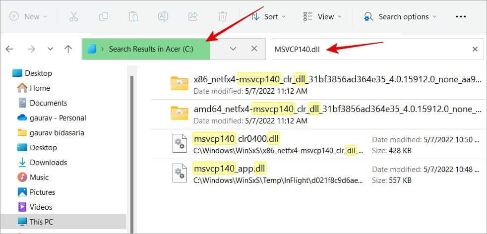 Fixes-for-MSVCP140.dll-or-VCRUNTIME140.dll-Missing-on-Windows-2 7 إصلاحات لـ MSVCP140.dll أو VCRUNTIME140.dll مفقودة على Windows 11/10