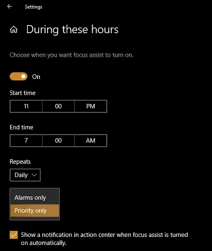 كيفية استخدام Windows 10 Focus Assist للتحكم في الإشعارات - %categories