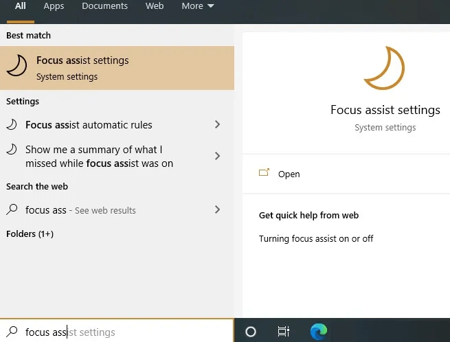 Focus-Assist-Start-menu.jpg كيفية استخدام Windows 10 Focus Assist للتحكم في الإشعارات