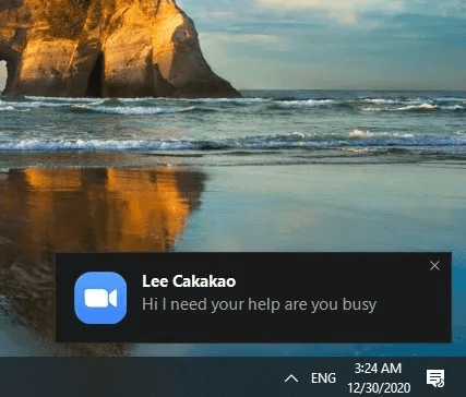 Focus-Assist-Zoom-Exception.jpg كيفية استخدام Windows 10 Focus Assist للتحكم في الإشعارات