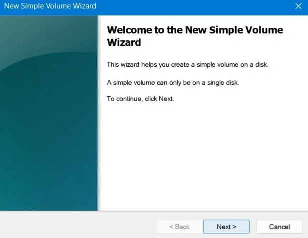 Format-USB-Windows-Disk-Management-New-Simple-Volume-Wizard.jpg كيفية تهيئة محرك أقراص USB في Windows