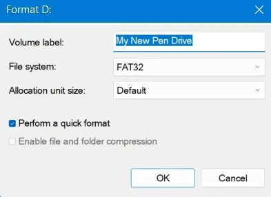 Format-USB-Windows-Format-from-Disk-Management.jpg كيفية تهيئة محرك أقراص USB في Windows