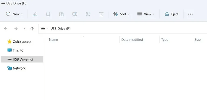Format-USB-Windows-PowerShell-Formatted-Drive-Appearance.jpg كيفية تهيئة محرك أقراص USB في Windows
