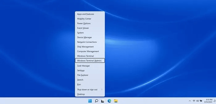 Format-USB-Windows-Terminal-Admin-Windows11.jpg كيفية تهيئة محرك أقراص USB في Windows