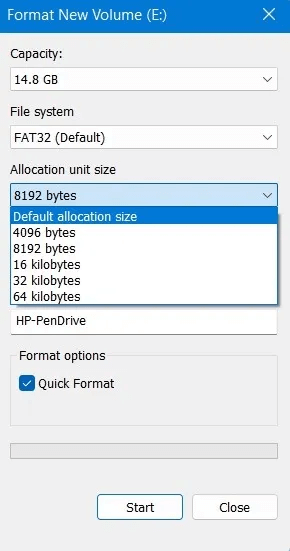 Format-USB-Windows-USB-Drive-File-Allocation-Size.jpg كيفية تهيئة محرك أقراص USB في Windows