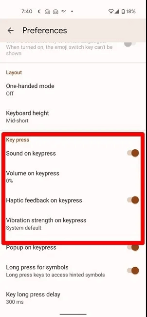 Gboard-Key-Sound-and-Vibration.jpg كيفية استخدام Gboard: الدليل النهائي