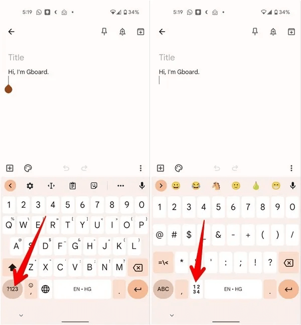 Gboard-Numbers.jpg كيفية استخدام Gboard: الدليل النهائي
