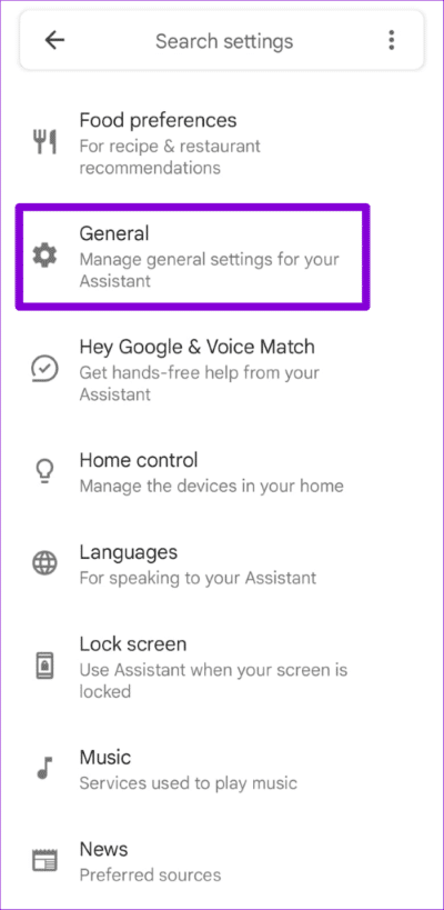 Google-Assistant-Settings-Menu-500x1024-1 أفضل 7 طرق لإصلاح عدم عمل Bixby على هواتف Samsung Galaxy