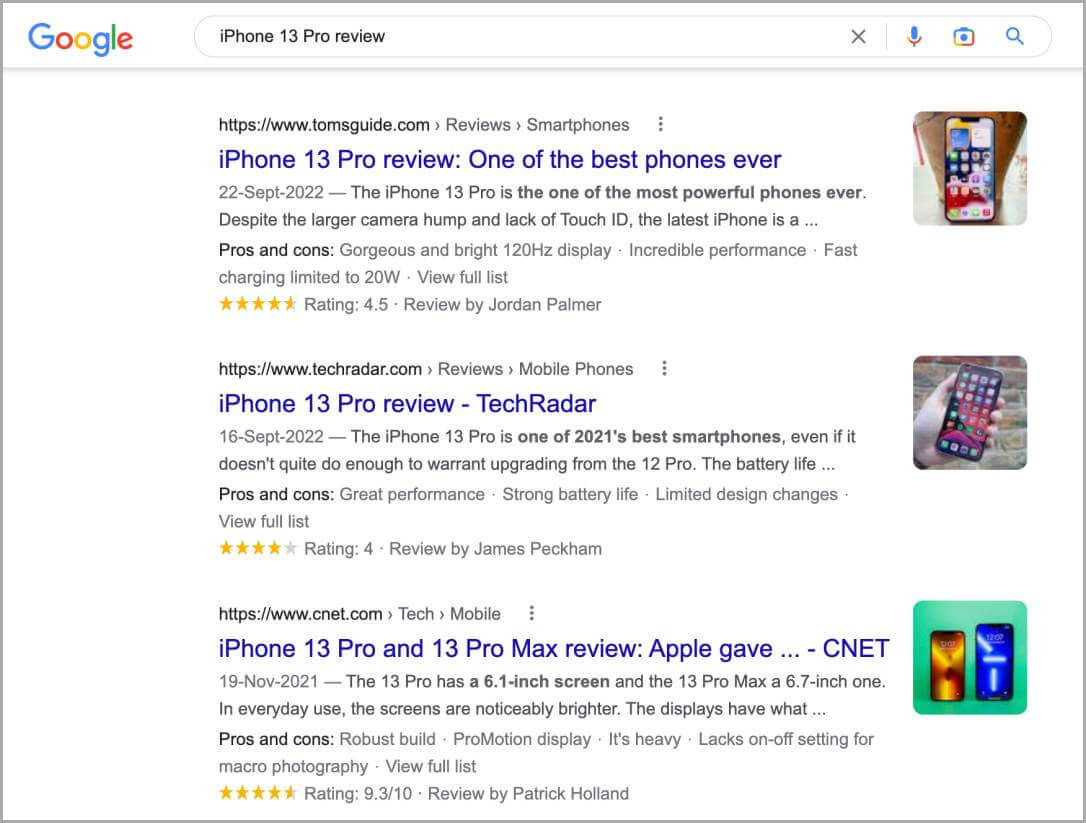 Google-presenting-multiple-results 8 أسباب لعدم قيام ChatGPT باستبدال واحتلال مكانة Google