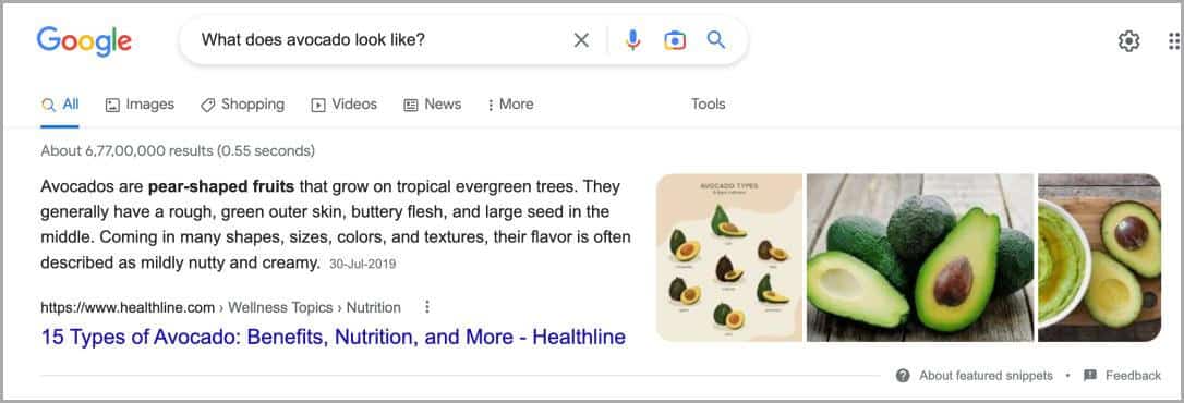 Google-showing-images-in-results 8 أسباب لعدم قيام ChatGPT باستبدال واحتلال مكانة Google