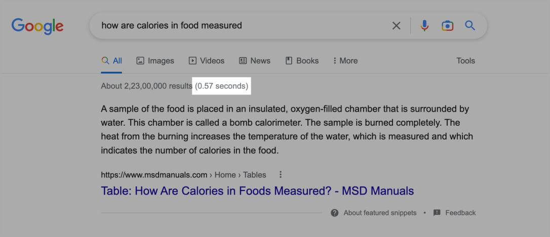 Google-showing-results-quickly 8 أسباب لعدم قيام ChatGPT باستبدال واحتلال مكانة Google