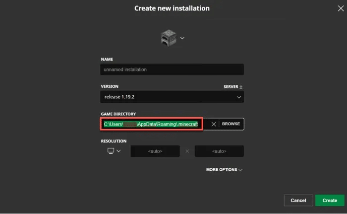 How-to-Download-and-Install-Optifine-for-Minecraft-choose-game-directory.jpg كيفية تنزيل وتثبيت OptiFine لـ Minecraft