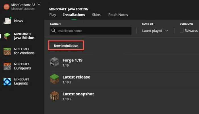 How-to-Download-and-Install-Optifine-for-Minecraft-clcik-new-installations.jpg كيفية تنزيل وتثبيت OptiFine لـ Minecraft
