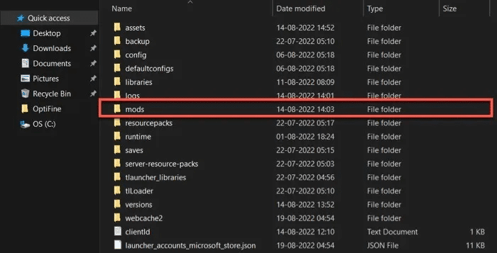 How-to-Download-and-Install-Optifine-for-Minecraft-open-mods-folder.jpg كيفية تنزيل وتثبيت OptiFine لـ Minecraft