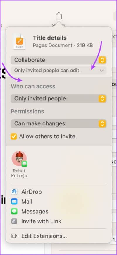How-to-initiate-collaboration-with-Messages-on-Mac-7-472x1024-1 كيفية التعاون في المشاريع باستخدام الرسائل على iPhone و iPad و Mac