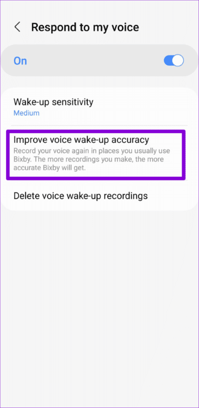 Improve-Bixby-Voice-Wake-Up-Accuracy-500x1024-1 أفضل 7 طرق لإصلاح عدم عمل Bixby على هواتف Samsung Galaxy