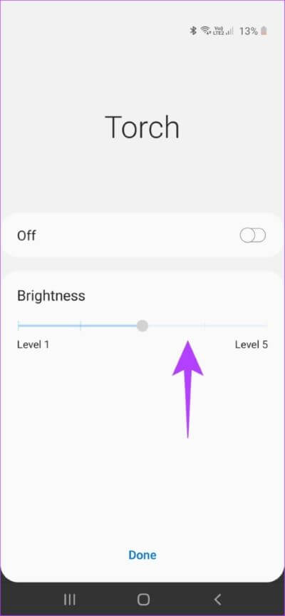 Increase-Torch-Brightness-474x1024-1 كيفية تغيير سطوع مصباح يدوي على هاتفك