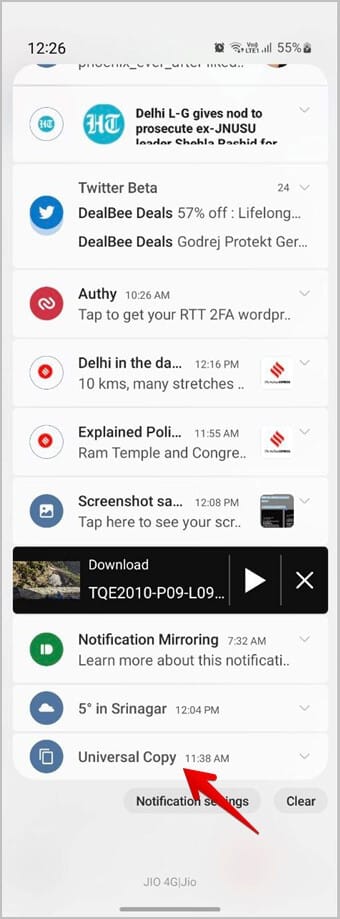 LinkedIn-Post-Android-App-Extract-Text كيفية نسخ نص أو عنوان URL من منشور LinkedIn