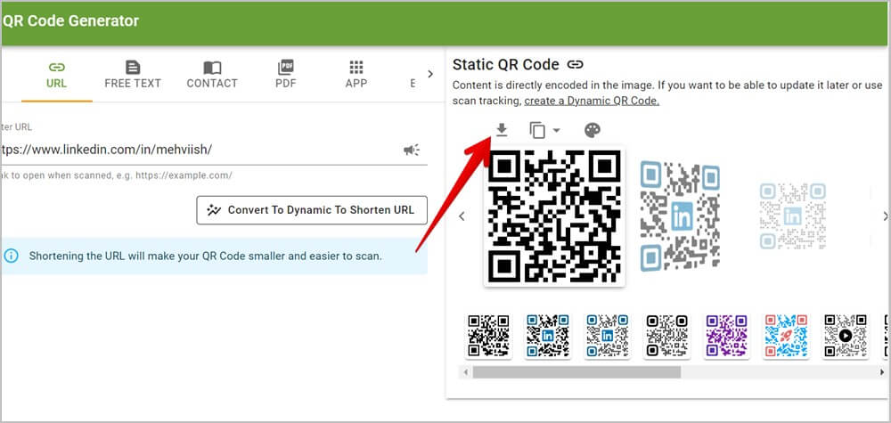 LinkedIn-Profile-Copy-URL-QR-Code كيفية البحث عن رابط ملف تعريف LinkedIn ومشاركته على الهاتف المحمول والكمبيوتر الشخصي