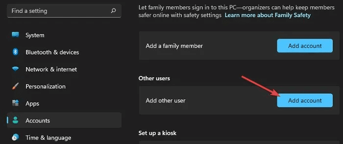 Login-Screen-add-account-option-win.jpg 8 طرق لإصلاح شاشة تسجيل الدخول إلى Windows المفقودة