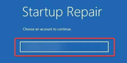 Login-Screen-picking-account-and-password-to-repair.png 8 طرق لإصلاح شاشة تسجيل الدخول إلى Windows المفقودة
