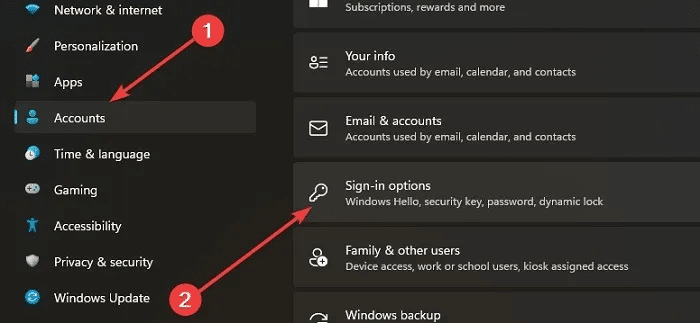 Login-Screen-sign-in-option-in-settings-win.jpg 8 طرق لإصلاح شاشة تسجيل الدخول إلى Windows المفقودة
