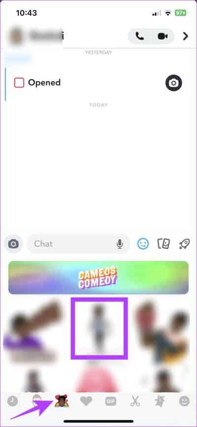 Long Press Cameo - كيفية تغيير أو حذف Cameo الخاص بك على Snapchat على iPhone و Android