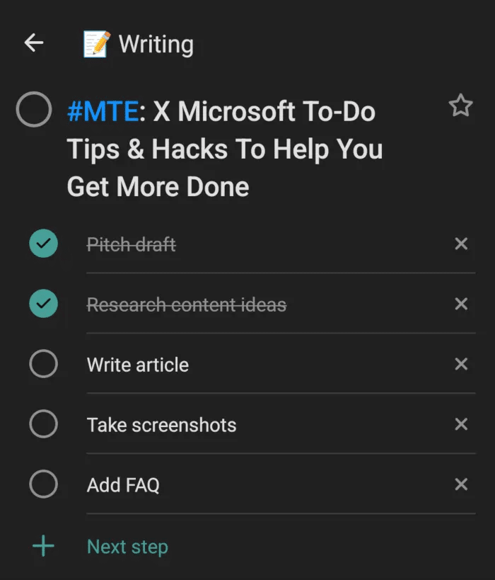 Microsoft-To-Do-Steps-List.png 7 نصائح Microsoft To-Do لمساعدتك على إنجاز المزيد