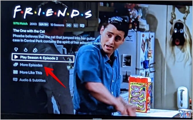 Netflix-Smart-TV-More-episodes كيفية تغيير المواسم أو الحلقات على Netflix